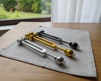 Acupressure Crystal Tip with Essential Oil Application for Tuning Forks - Attachment for Reflexology, Aromatherapy, Cranial Stimulation