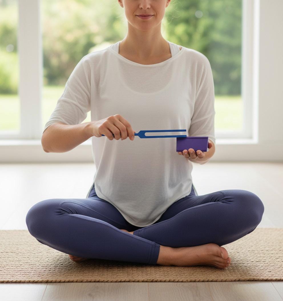 Mini Activator Block - Minimal Noise with Extended Tuning Fork Resonance - Maximum Vibration in 10 Different Color Variations