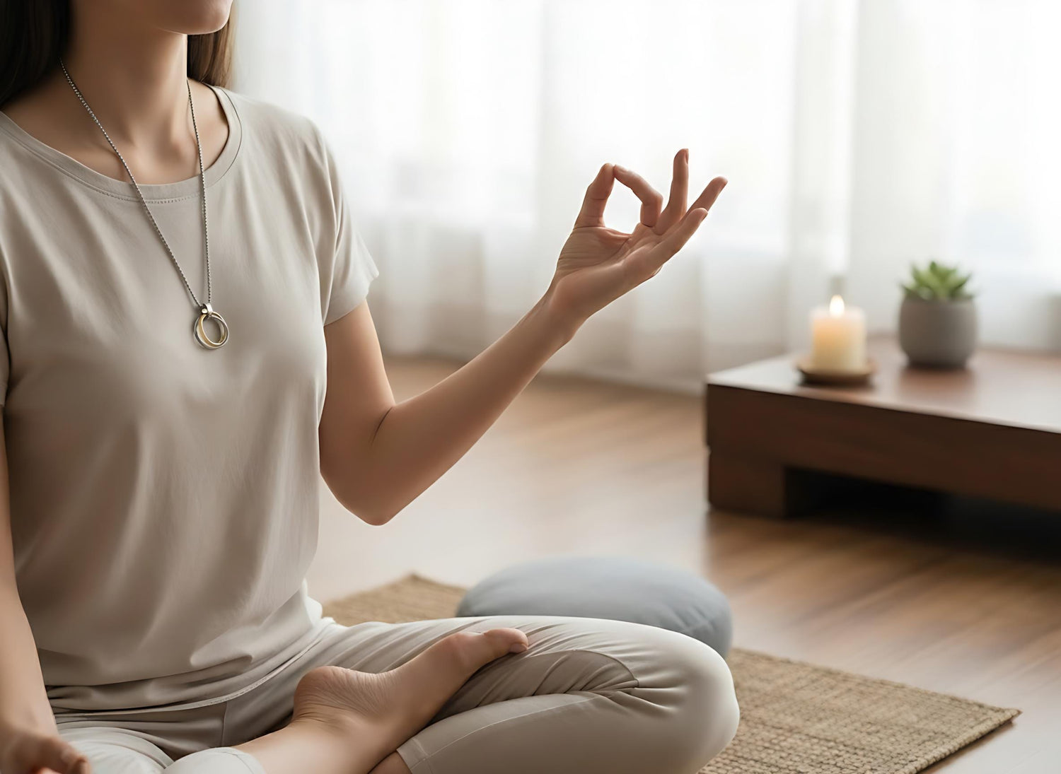 The Three Rings Mystical Beauty Charm For Necklace Jewelry, Spiritual Meditation Symbols, Artisan Craftsmanship, Gift For Her