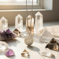 OM with Flower of Life Mystical Beauty Charm Necklace: Unique Gift For Him or Her, Spiritual Symbols