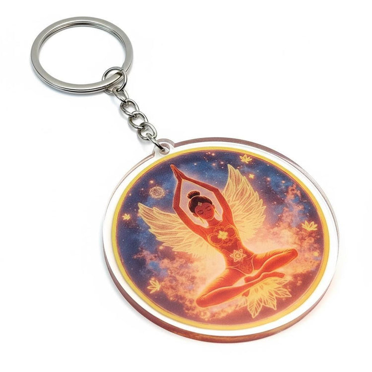 Dakini - Mystical Acrylic Keychain: Unique Gift For Him or Her, Spiritual Symbols