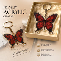 Gemini Charm - Mystical Acrylic Keychain: Unique Gift For Him or Her, Spiritual Symbols