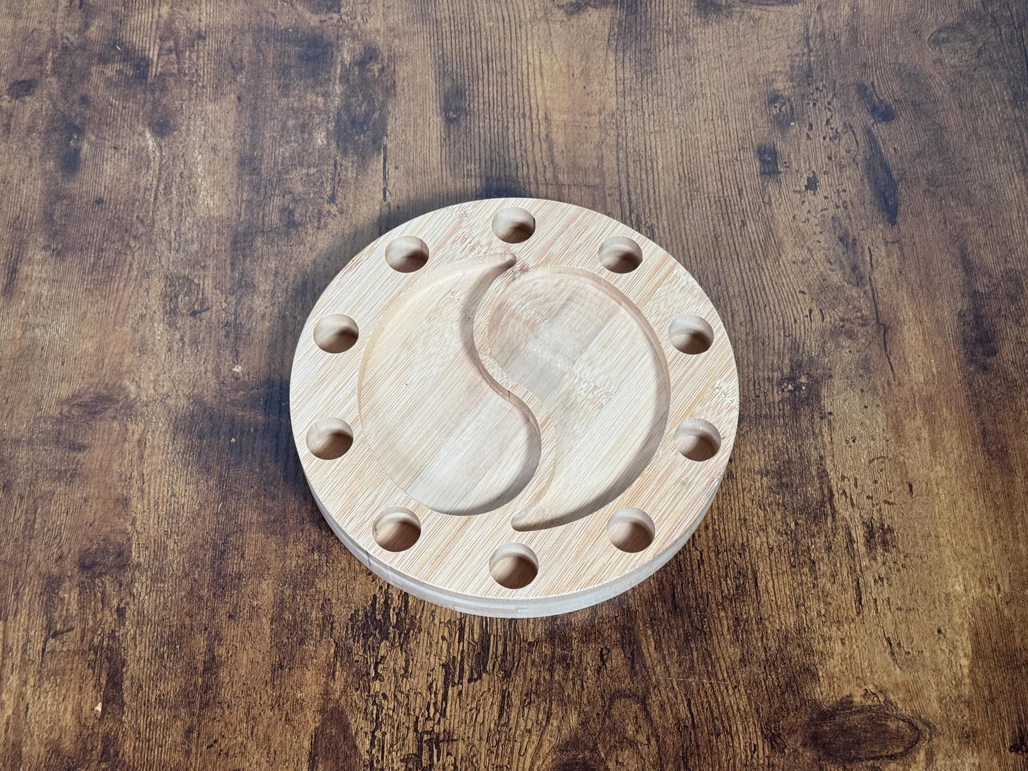 10pc Holder for Crystal Massage Attenuator Handle Set - Holds Gemstone Boots with Tuning Forks Attached for Easy Storage and Retrieval