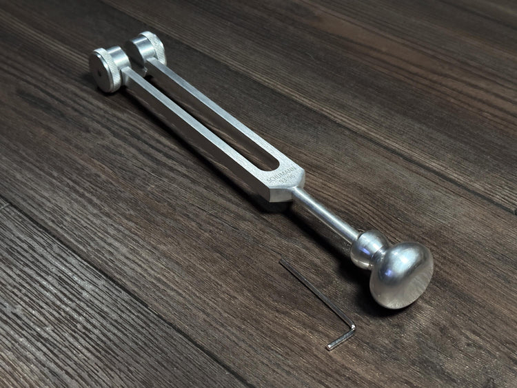 Schumann 93.96 Hz Tuning Fork with Premium Weighted Boot Attachment for Acupressure, Bone-tuning, and Cranial Stimulation