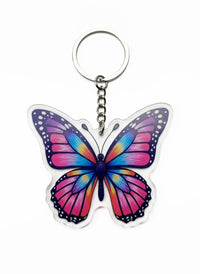 Illuminating Butterfly Charm - Mystical Acrylic Keychain: Unique Gift For Him or Her, Spiritual Symbols