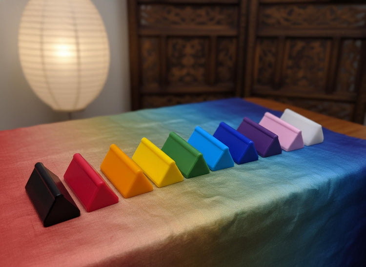 Mini Activator Block - Minimal Noise with Extended Tuning Fork Resonance - Maximum Vibration in 10 Different Color Variations