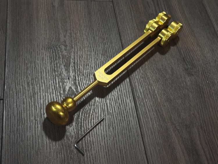 Myriad Melodies' Earth Star 68.05 Hz Tuning Fork with Premium Weighted Boot for Reflexology, Acupressure, and Bone-tuning Techniques