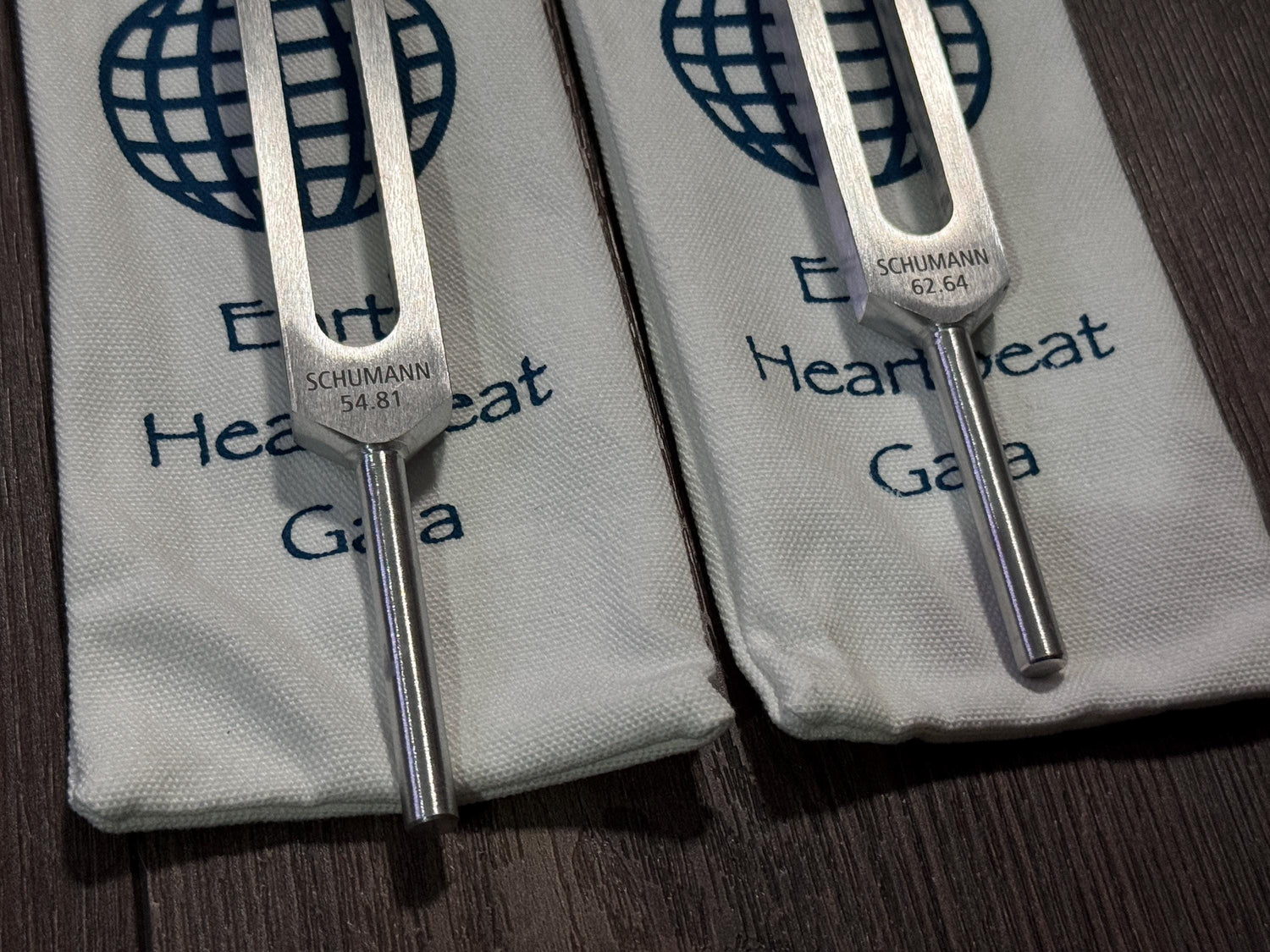 54.81Hz and 62.64Hz Theta Binaural Schumann Set - 7.83Hz Binaural Beat Entrainment - Crystal Attenuator Handle Extender - Silver