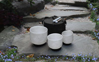 Myriad Melodies' 3pc Partial 432 Hz Obsidian Infused Perfect Pitch Singing Bowl Set - 2 Cases, Cushions, O-Rings, 2 Mallets 2, Strikers