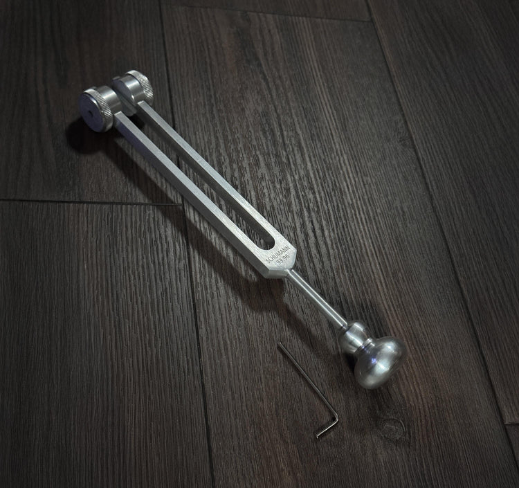 Schumann 93.96 Hz Tuning Fork with Premium Weighted Boot Attachment for Acupressure, Bone-tuning, and Cranial Stimulation