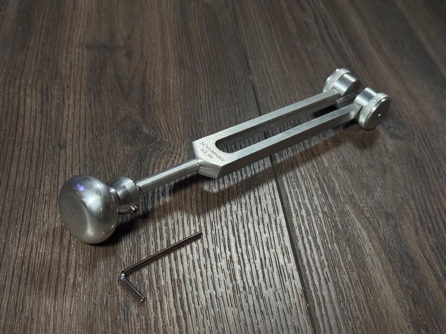 Schumann 93.96 Hz Tuning Fork with Premium Weighted Boot Attachment for Acupressure, Bone-tuning, and Cranial Stimulation