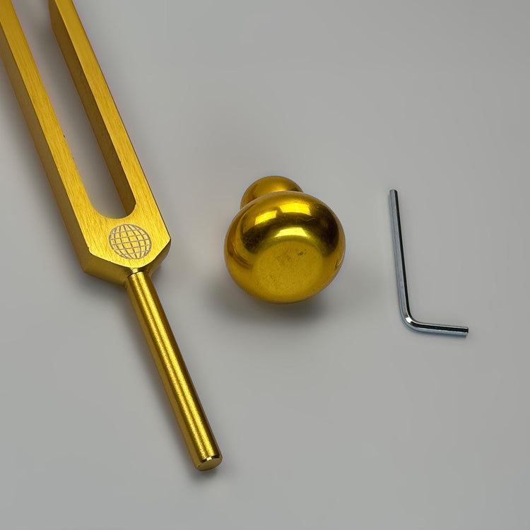 Schumann 93.96 Hz Tuning Fork with Premium Weighted Boot Attachment for Acupressure, Bone-tuning, and Cranial Stimulation