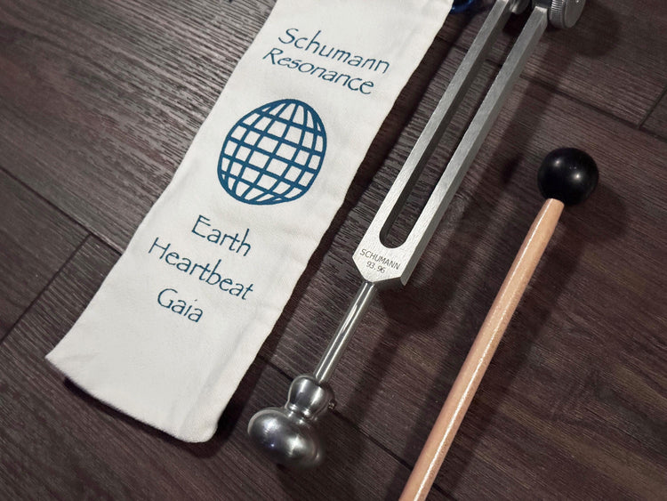 Schumann 93.96 Hz Tuning Fork with Premium Weighted Boot Attachment for Acupressure, Bone-tuning, and Cranial Stimulation