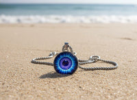 Third Eye Vision Mystical Beauty Charm Necklace: Unique Gift For Him or Her, Spiritual Symbols
