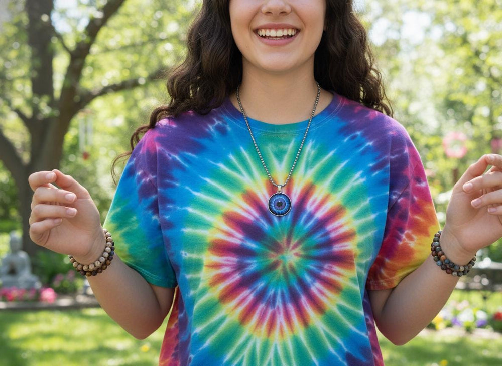 Third Eye Vision Mystical Beauty Charm Necklace: Unique Gift For Him or Her, Spiritual Symbols