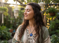 Third Eye Vision Mystical Beauty Charm Necklace: Unique Gift For Him or Her, Spiritual Symbols