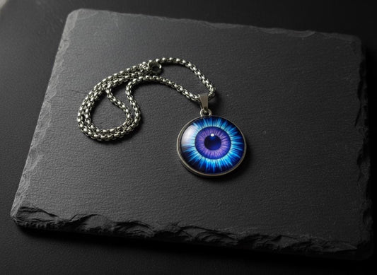 Third Eye Vision Mystical Beauty Charm Necklace: Unique Gift For Him or Her, Spiritual Symbols