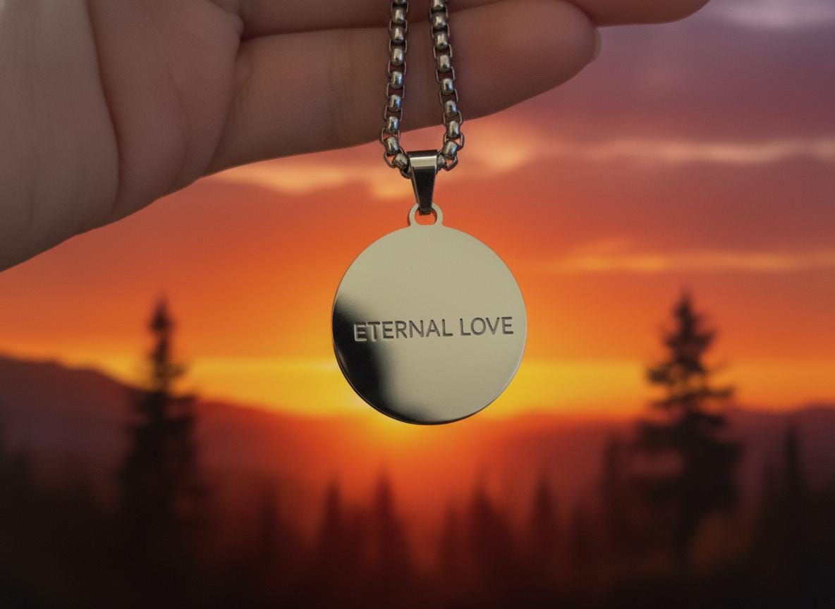 Yin and Yang Eternal Love Mystical Beauty Charm Necklace: Unique Gift For Him or Her, Spiritual Symbols