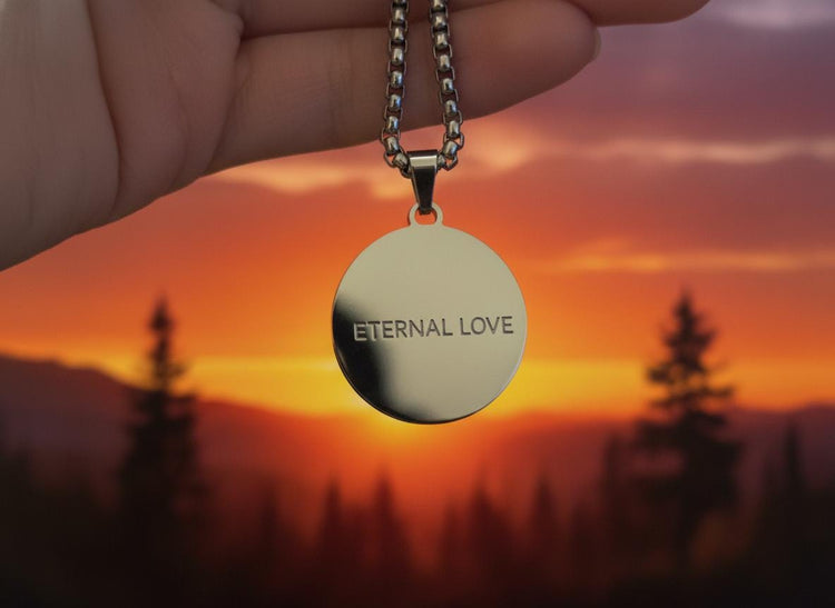 Yin and Yang Eternal Love Mystical Beauty Charm Necklace: Unique Gift For Him or Her, Spiritual Symbols