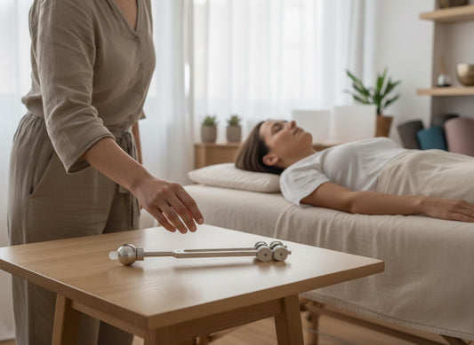 Essential Oil Attenuator Handle - Tuning Fork Essential Oil Applicator - Attachment for Aromatherapy, Spinal Tuning, Cranial Stimulation