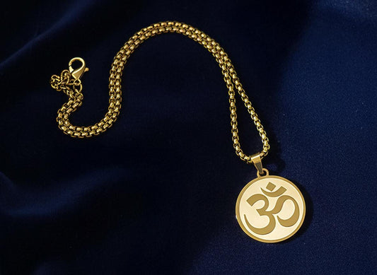 OM Symbol Mystical Beauty Charm Necklace: Unique Gift For Him or Her, Spiritual Symbols