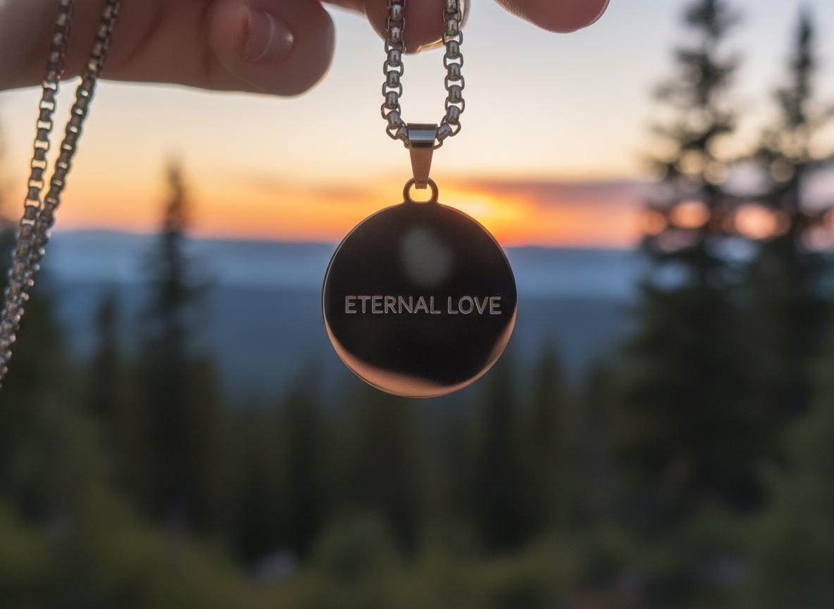 Yin and Yang Eternal Love Mystical Beauty Charm Necklace: Unique Gift For Him or Her, Spiritual Symbols