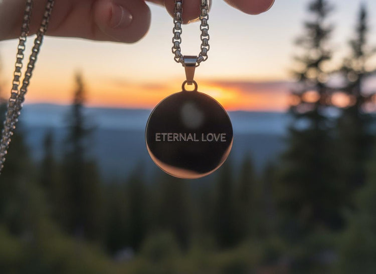 Yin and Yang Eternal Love Mystical Beauty Charm Necklace: Unique Gift For Him or Her, Spiritual Symbols