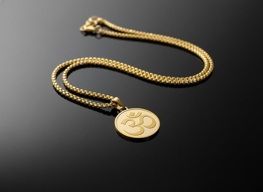 OM Symbol Mystical Beauty Charm Necklace: Unique Gift For Him or Her, Spiritual Symbols