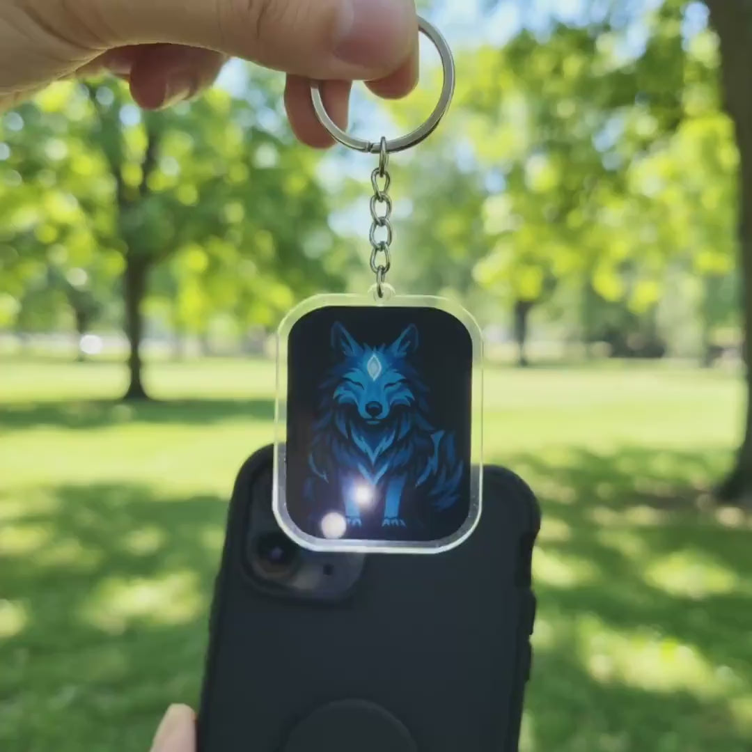 Regal Butterfly Charm - Mystical Acrylic Keychain: Unique Gift For Him or Her, Spiritual Symbols