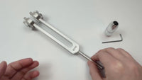 128 Hz OTTO Tuning Fork with Drawstring Pouch and Striker - Osteophonic, Acupressure, Cranial Stimulation