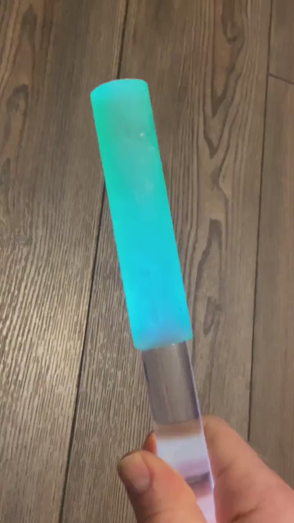 Green Acrylic Striker - Performances, Energy Healing, Sound Healing, Visualization