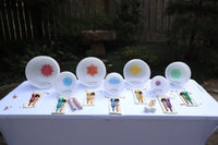 Myriad Melodies' Perfect Pitch (5 Cents) 432 Hz Lotus Mandala Set - 10 Chakra Tuning Forks - 10 Crystal Attenuators - Protective Cases