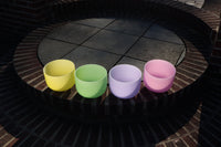 Iridescent Light 8" Singing Bowl - 432 Hz 99.99% Quartz Crystal Singing Bowl, Cushion, And Mallet
