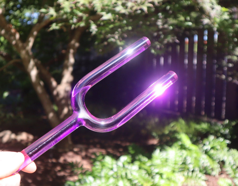 Crystal Chakra Tuning Forks - 20mm - Corresponds to the Chakras, Notes CDEFGABC5, Crystal Healing, Biofield Therapy, Sound Healing
