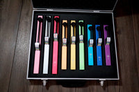 Myriad Melodies' Solfeggio Tubes - Self-Activating - Full Set Of 9 Frequencies For Vibration, Metal Case, Bio-field, Sound Vibration