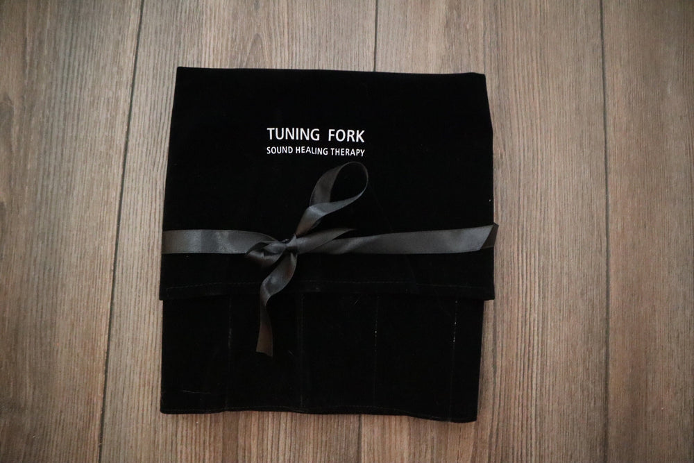Tuning Fork Carry Bag - 10pc and 12pc Set - Sound Vibration Accessory For Tuning Forks, Chakra, Solfeggio