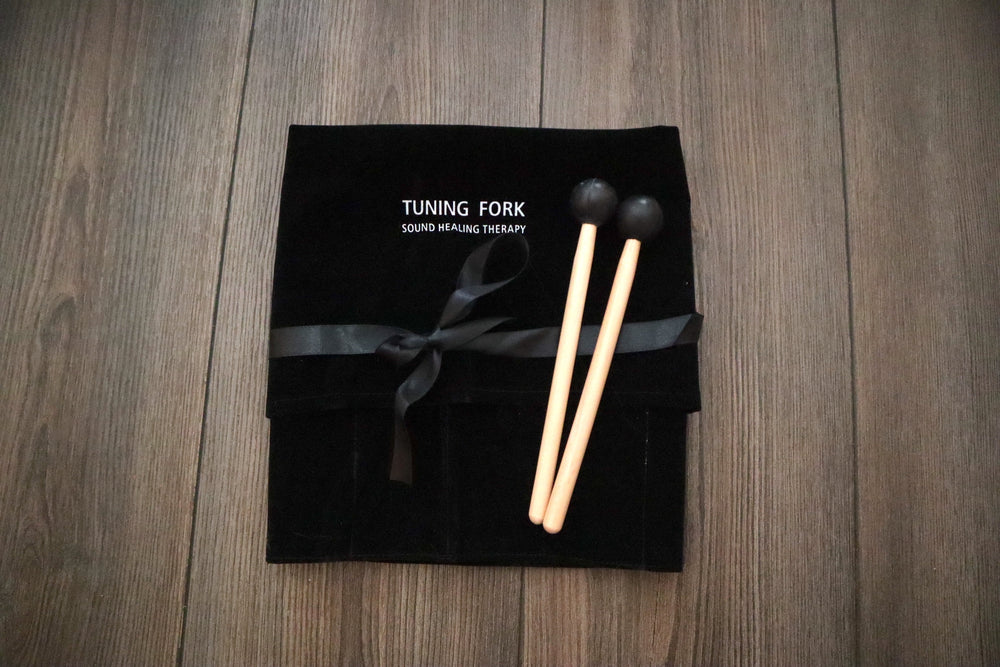 Tuning Fork Carry Bag - 10pc and 12pc Set - Sound Vibration Accessory For Tuning Forks, Chakra, Solfeggio