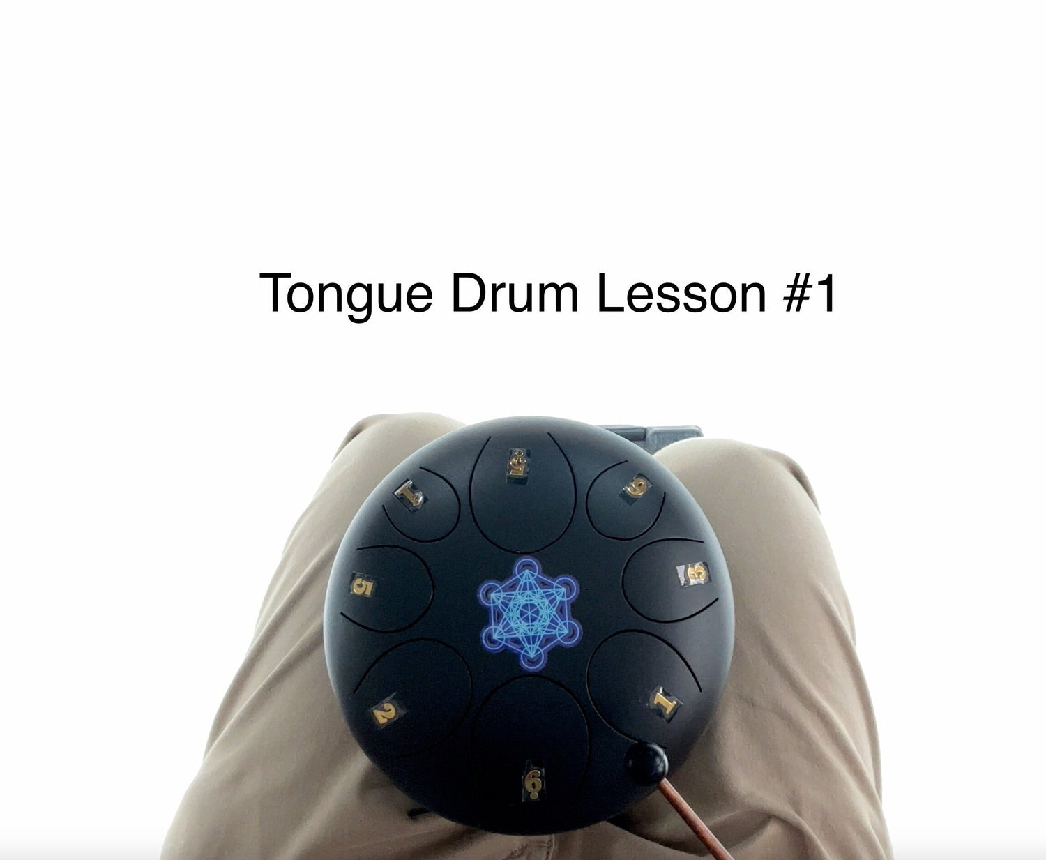 8" Tongue Drum Lesson #1, Instructional Video, Shamanic Drum, Ethereal Drum Vibration, Tank Drum, Drum Circle, Sound Bath, Sound Vibration