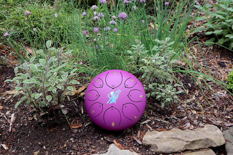 Fairy Fusion - 8" Steel Tongue Drum - F Key - Playfulness and Connection with Nature, Shamanic Drum, Ethereal Drum Vibration, Tank Drum