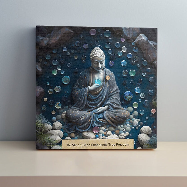 Add Text! - Personalization - The Power of Compassion - 10" Canvas Wrap - Decor, Spiritual Wall Art, Zen Decor, Framed Canvas