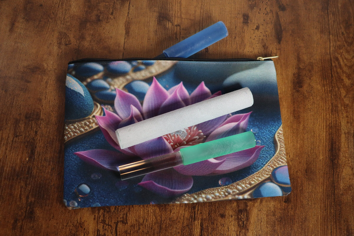 Jewel In The Lotus Carry Pouch - Accessories, Travel, Transportation